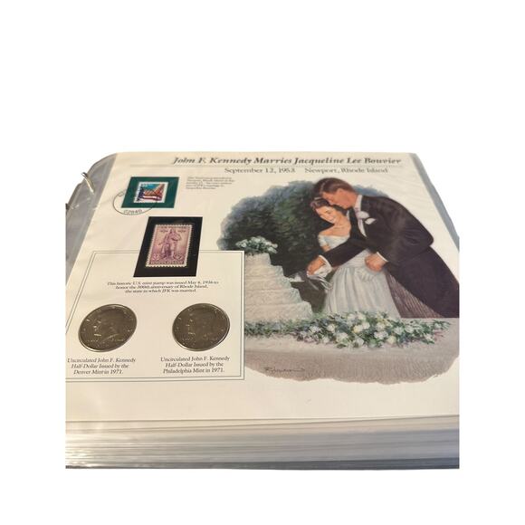 Postal Commemorative Society JFK Uncirculated US Half-Dollar Collection Set - Picture 9 of 10